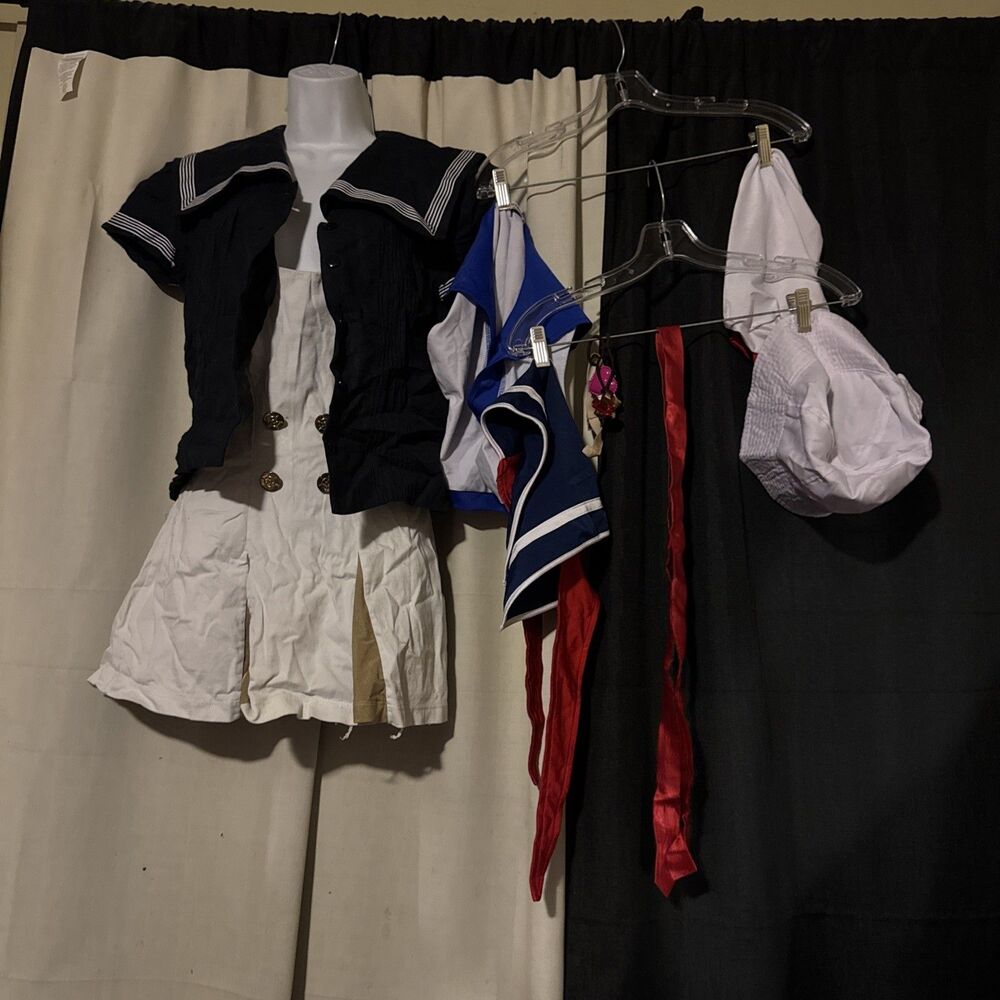 Lot of Sexy Sailor Moon Cadet Adult Women Costumes Size Small